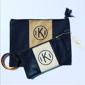 Letter K Monogram Clutch Bundle